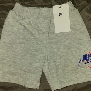 Nike Gray Shorts with Logo